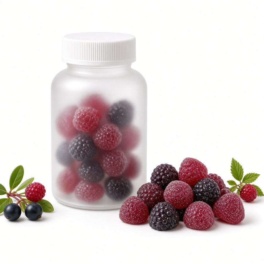 Rite Hair Vegan Gummies / Berry / 60