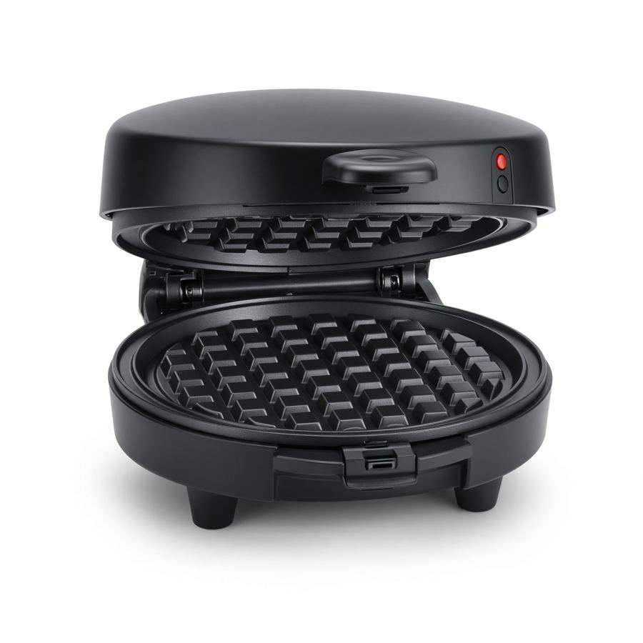 Porodo Waffle Maker / 5 Heat Levels / 210ml Capacity
